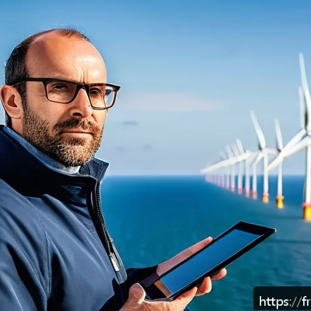 원자력 엔지니어 이직 성공 사례 - A mid-career French engineer in his 40s, wearing professional casual attire and safety glasses, stan...
